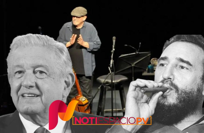 Noticias de Puerto Vallarta | NotiespacioPV | Silvio Rodríguez le dedica a AMLO la canción "El Necio" durante presentación