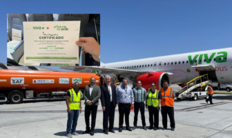 Noticias de Puerto Vallarta | NotiespacioPV | Viva Aerobús realiza primer vuelo con combustible renovable