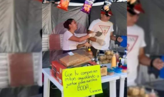 Noticias de Puerto Vallarta | NotiespacioPV | Novios ponen puesto de antojitos para pagar su boda y se vuelven virales
