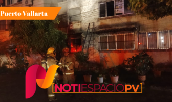 Notiespacio PV | Incendio en un edificio habitacional de La Aurora con saldo blanco