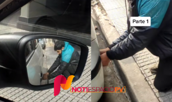 Noticias de Puerto Vallarta | NotiespacioPV | "¿Te ayudo con algo?": Sorprende a ladrón a punto de llevarse los rines de su carro