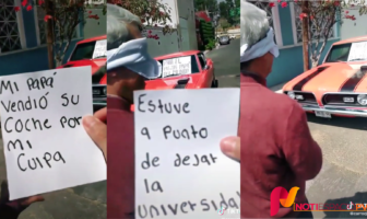 Noticias de Puerto Vallarta | NotiespacioPV | "Para el mejor papá del mundo": joven sorprende a su padre