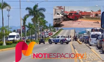 Notiespacio PV | Persecución de Vallarta a Bahía de Banderas deja a un elemento de la policía herido