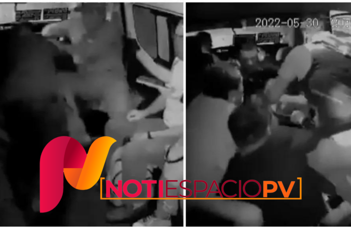 Noticias de Puerto Vallarta | NotiespacioPV | VIDEO: Intenta asaltar combi y pasajeros lo tunden a golpes