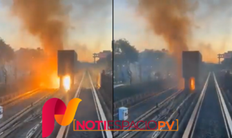 Noticias de Puerto Vallarta | NotiespacioPV | Video: Captan incendio en la Línea 2 del Metro de la Ciudad de México