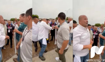 Noticias de Puerto Vallarta | NotiespacioPV | "Déjense de grillas y pónganse a trabajar" dice Alfaro a manifestantes en Sayula