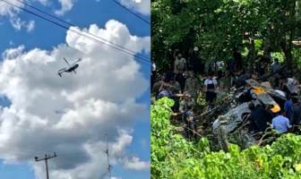 Noticias de Puerto Vallarta | NotiespacioPV | VIDEO: Se desploma helicóptero de la Marina en Paraíso, Tabasco