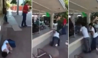 Noticias de Puerto Vallarta | NotiespacioPV | VIDEO: Profesor realiza simulacro de balacera en escuela de Sonora