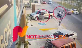 Notiespacio PV | VIDEO: Así fue el asalto a una mujer de la tercera edad en la Zona Hotelera Norte