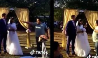 Noticias de Puerto Vallarta | NotiespacioPV | Viral: Interrumpe la boda del novio de su hija cuando se casaba con otra