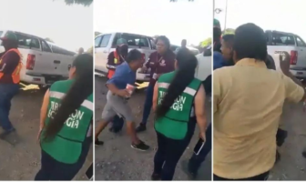 Noticias de Puerto Vallarta | NotiespacioPV | VIDEO: Hombre intenta incendiar a funcionaria en Oaxaca