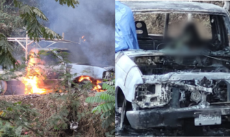 Notiespacio PV | Hallan un cuerpo al interior de camioneta en llamas en Loma Bonita