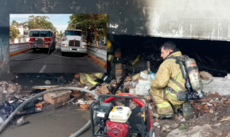 Notiespacio PV | Acumulación de basura y piromaniacos causan incendio en puente Los Camarones