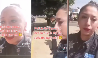 Noticias de Puerto Vallarta | NotiespacioPV | Mujer policía llora tras recibir multa al estacionarse en lugar prohibido