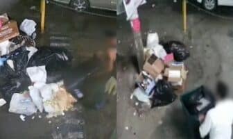 Exhiben en redes a presuntos restauranteros por mal manejo de desechos