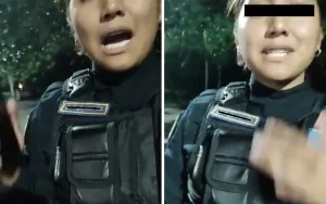 Viral: Captan a policía de la CDMX en presunto estado de ebriedad