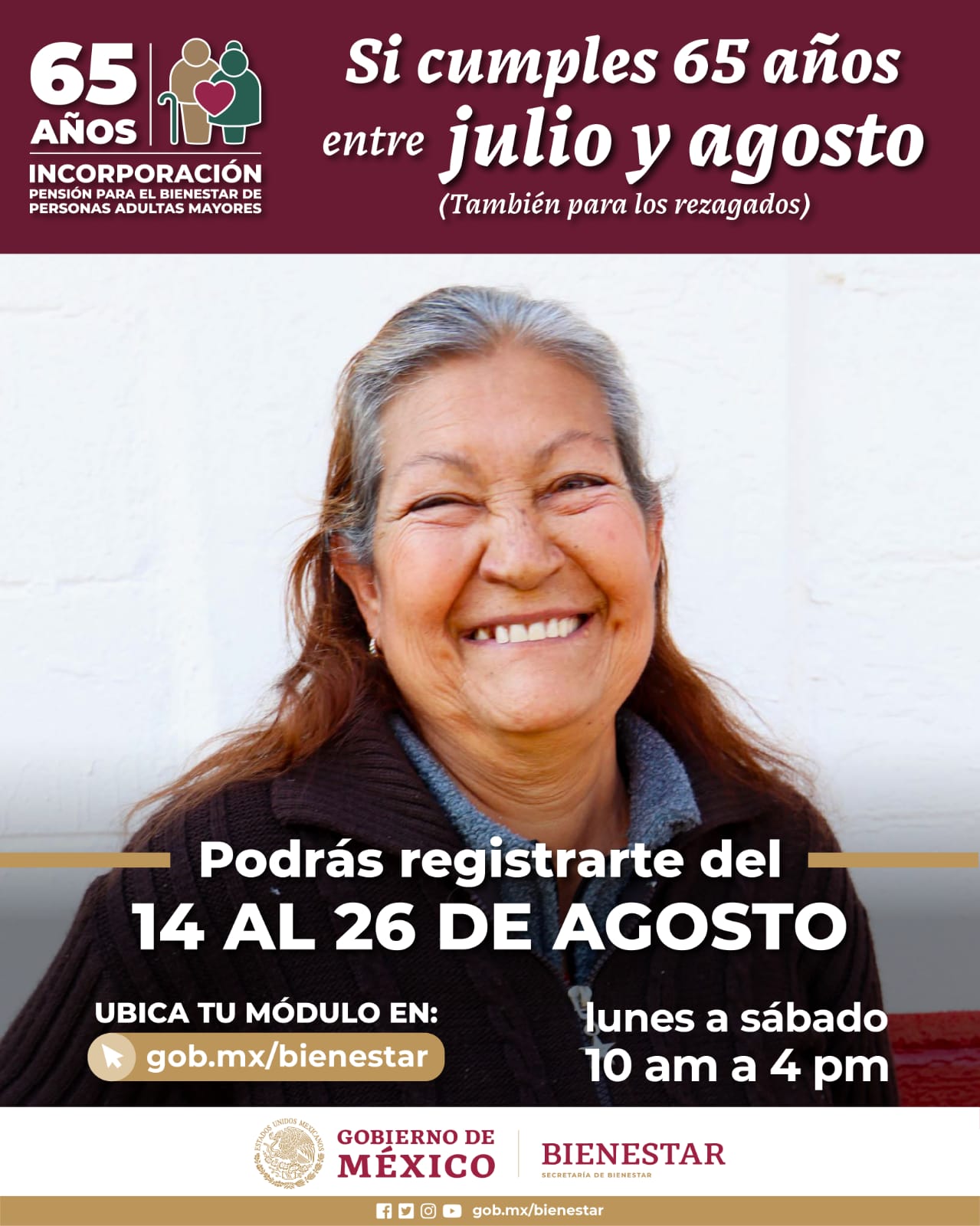 Inicia Proceso de Registro para Pensión Bienestar a Adultos Mayores en Todo el País