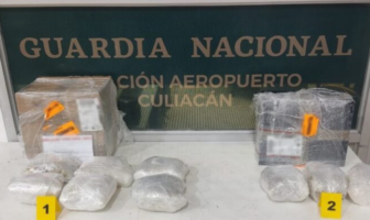 Importante Aseguramiento de Metanfetamina en las Inmediaciones del Aeropuerto de Culiacán