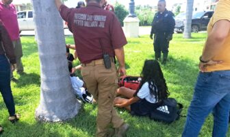 Estudiantes de "La Pesquera" atropellados por motociclista