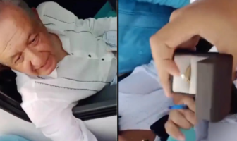 Pareja de novios se compromete frente a AMLO durante su visita a Yucatán