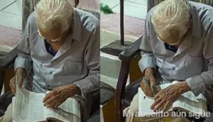 Abuelito jubilado sigue preparando sus clases como si aún las impartiera