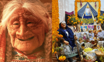 Colocan altar de muertos en honor a "Mamá Coco"