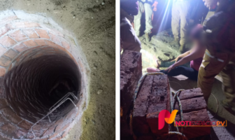 Bomberos rescatan con éxito a mujer atrapada en pozo en Ixtapa