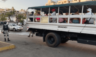 Guardia Nacional apoya en rutas de transporte público en Acapulco