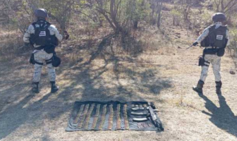 Guardia Nacional desmantela campamentos clandestinos y asegura material bélico en Jalisco y Zacatecas