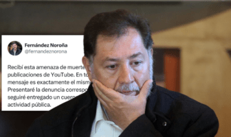 Noroña recibe amenaza de muerte, le piden dejar la política