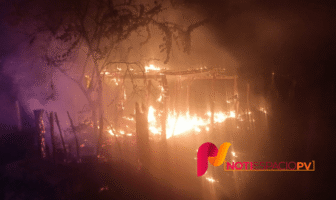 Incendio consumió vivienda de madera en Bosques del Progreso