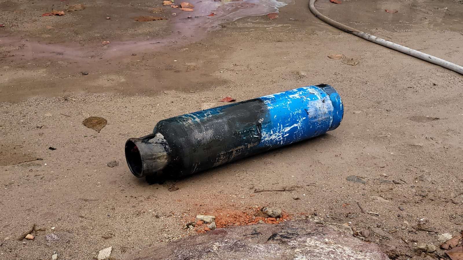 Explota tanque de gas en la colonia Joyas del Pedregal
