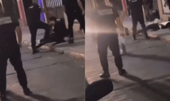 Brutal golpiza a jóvenes afuera del Chabola Bar en León, Guanajuato