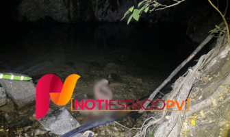 Protección Civil rescata cuerpo en la cascada de Palo María