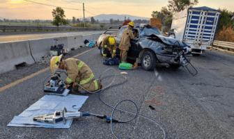 Accidente en la Carretera Santa Rosa - La Barca deja dos heridos