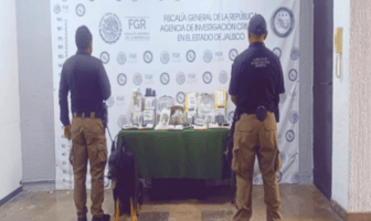 Asegura la PFM droga en una empresa de paquetería en la ZMG