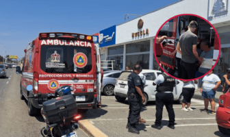Dos adultos son atropellados por una conductora en Las Juntas