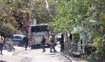 Incendio en colonia Herradura: Bomberos controlan emergencia sin mayores daños