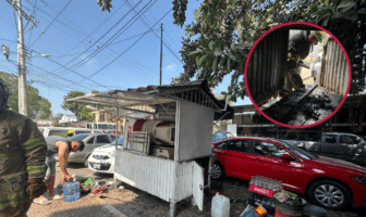 Incendio en taquería de la colonia Versalles moviliza a bomberos