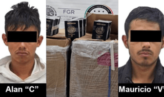 Detenidos en Tlaxcala por el robo de más de mil libretas para pasaportes de la SRE