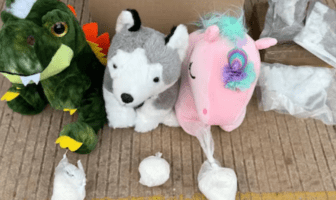 GN localiza droga al interior de peluches en Sinaloa