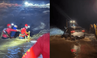 Protección Civil realiza heroico rescate de hombre atrapado en el río Ameca Protección Civil realiza heroico rescate de hombre atrapado en el río Ameca