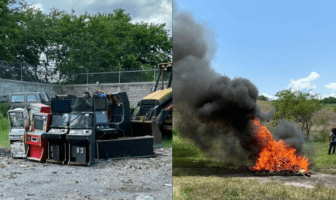Colima: FGR incinera narcóticos y destruye objetos asegurados en operativos