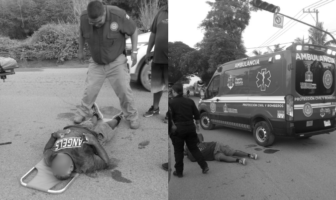 Fallece motociclista tras derrapar por no atropellar a peatón en la carretera 544 Fallece motociclista tras derrapar por no atropellar a peatón en la carretera 544