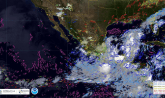 Depresión tropical Once-E intensificará lluvias en el sur y sureste de México