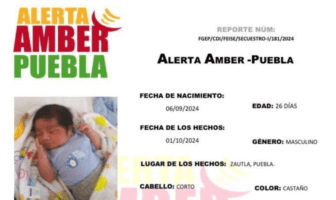 Secuestran a bebé recién nacido en Zautla, Puebla; autoridades intensifican búsqueda Secuestran a bebé recién nacido en Zautla, Puebla; autoridades intensifican búsqueda