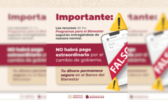 Desmienten rumores sobre "bono" por cambio de gobierno para beneficiarios del Bienestar