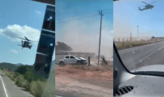 Fuerte operativo de la Marina en Angostura, Sinaloa; se reportan enfrentamientos y persecuciones