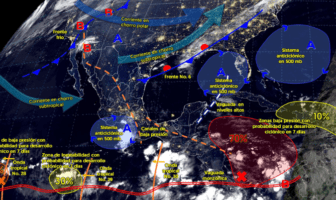 Frente frío se aleja, pero lluvias y bajas temperaturas seguirán afectando a México