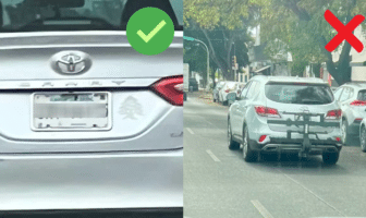 Inician multas de hasta 21 mil pesos por portaplacas que oculten información